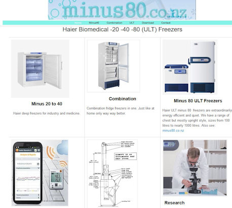 Our minus 80 web site